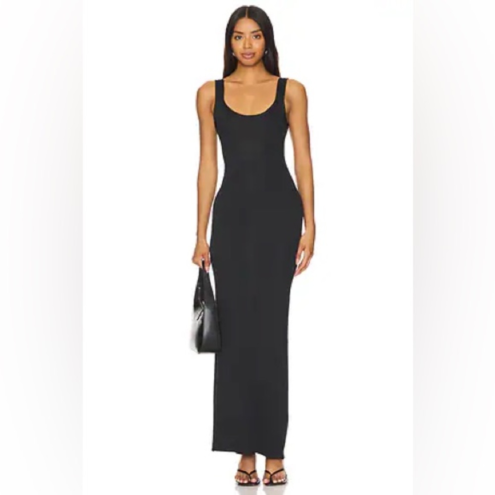 $248 JAMES PERSE RIBBED CONTRAST MAXI MIDI DRESS 🖤